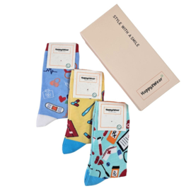 Socks in a Box - Ziekenhuis - Happy2Wear