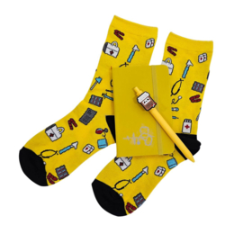 Socks & Notes - Geel