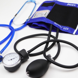 Set bloeddrukmeter & stethoscoop Blauw