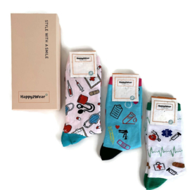 Socks in a Box - Doktersassistent - Happy2Wear