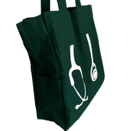 Trendy Canvas Bag - Stethoscoop MOSS - GREEN