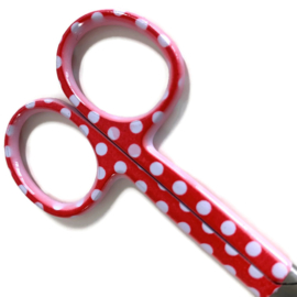 Verpleegkundige schaar Dots Rood