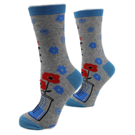 Happy2Wear Verpleegkundige sokken Bloemen