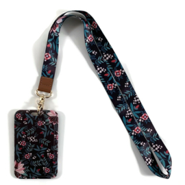 Keycord & pas houder verticaal - Botanisch #3