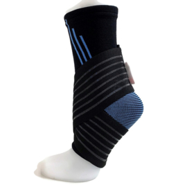 MyMitella sportband - enkelbandage Zwart-Blauw 