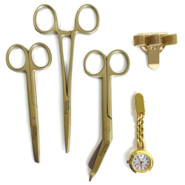 Luxe set - zorgaccessoires & scharen - Goud