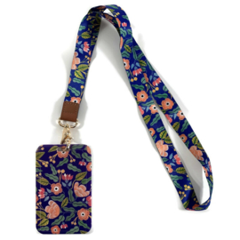 Keycord & pas houder verticaal - Botanisch #1