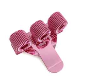Pennenhouder clip (3 pennen) shiny babyroze