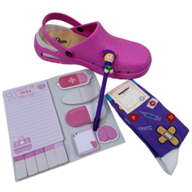 Sticky notes - memoboekje Nurse life PINK
