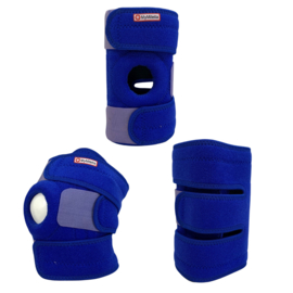 Kniebrace met pelotte en ondersteunende strings
