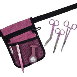 Verpleegkundige set - Tas & Tools - Lila purple