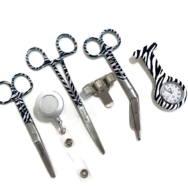 Silver & Zebra Zorgset scharen + tools