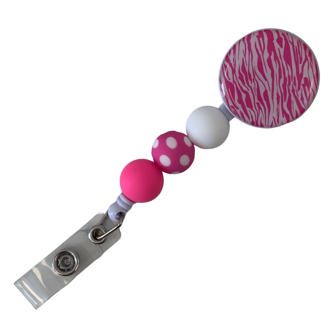 Jojo- zipper Decoballs - Pink Zebra