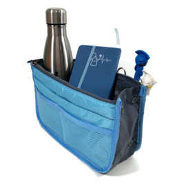 Tas-in-tas organizer | Lichtblauw