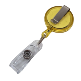Zipper - Jojo basic TRANSPARANT- Geel