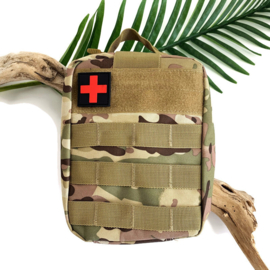 EHBO set / tas Go Outside Groen Camouflage