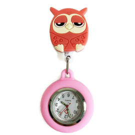 Zusterhorloge Flex Mrs. Uil Roze