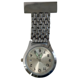 Schakelhorloge voor de zorg - Zilver