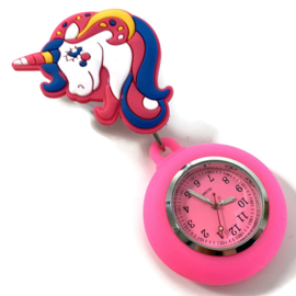 Zusterhorloge Flex Pink Unicorn - Eenhoorn