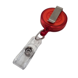 Zipper - Jojo basic TRANSPARANT- Rood