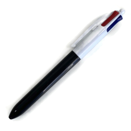 4 Kleuren pen KICK | Zwart - wit
