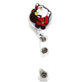 Jojo - zipper 3D siliconen Kerst - Kerstman + cadeautjes