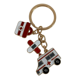 Sleutelhanger Zorg | Ambulance, Pleister & dokterstas