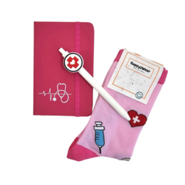 Socks & Notes - Roze