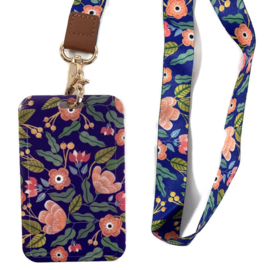 Keycord & pas houder verticaal - Botanisch #1