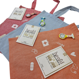 Zorgtopper cadeauset - Van jou is er maar één Peach