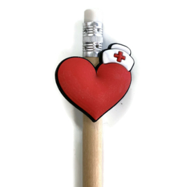 Potlood naturel met Zorgdetail 3D - NURSEHEART