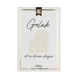 Geluk zit in kleine dingen - Geurzakje - 100%LEUK