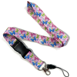 Lanyard - keycord - Vlinder