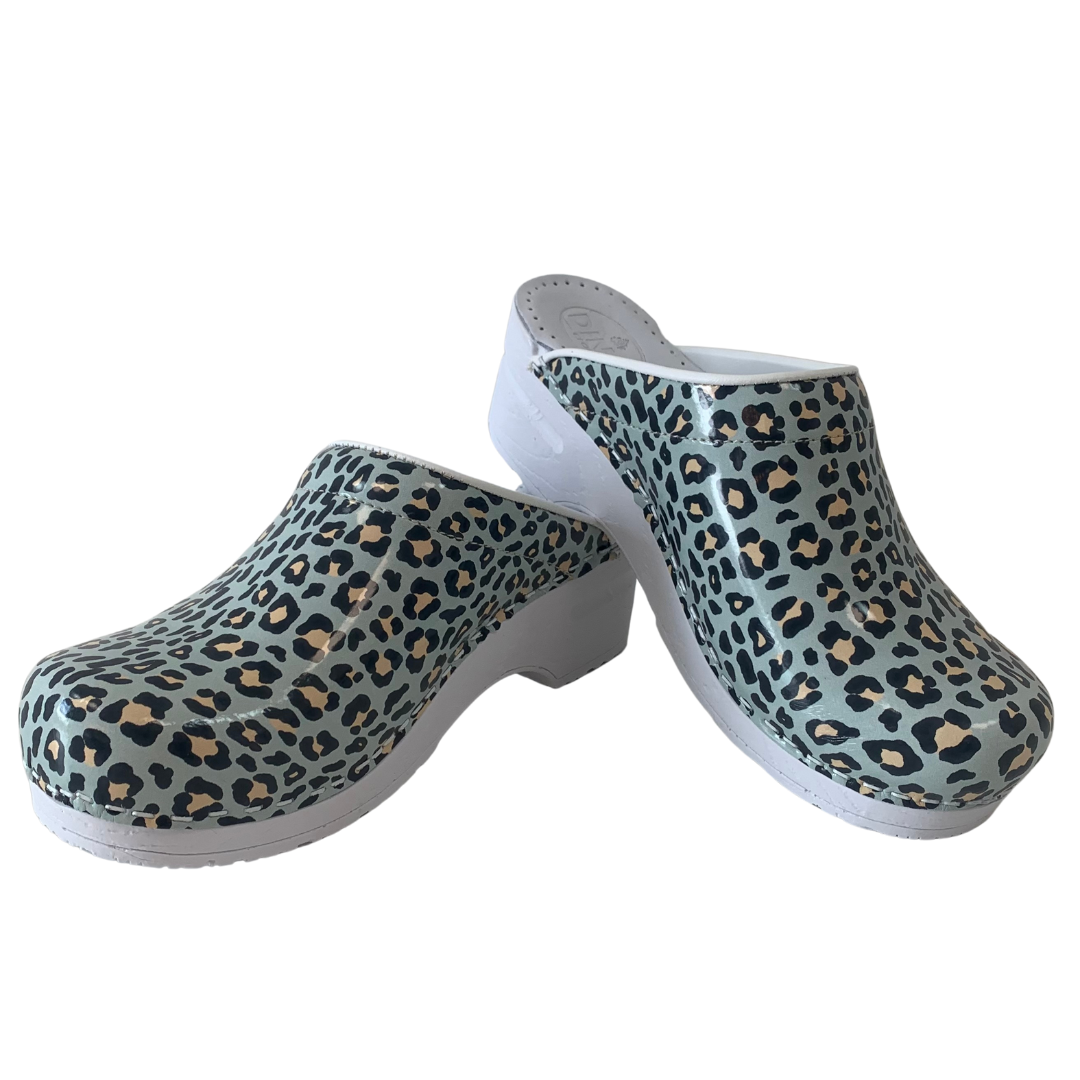 Zorg Klompen Leer - Blue Panter -  Dina