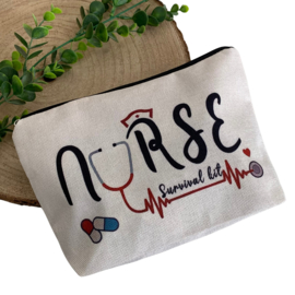 Canvas Tasje voor tools & pennen - NURSE Survival 3.0