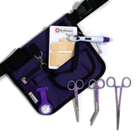 Large Zorgset Heuptas + accessoires Paars