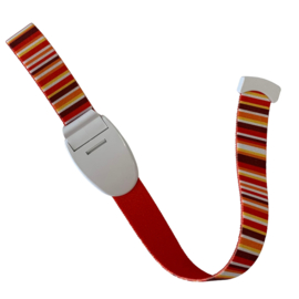 Stuwband - tourniquet MyMitella - Strepen Rood