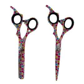 Scharenset kapper - Kappersschaar + Coupeschaar - Flower Boost