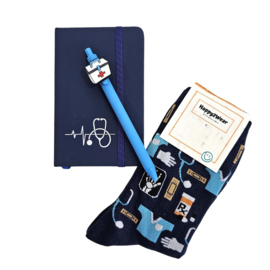 Socks & Notes - Blauw