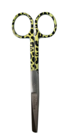 Verpleegkundige schaar Leopard geel/zwart