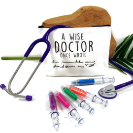Canvas Tasje voor tools, pennen en cosmetica - WISE Doctor