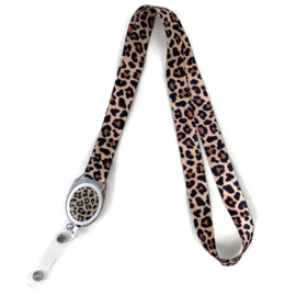 Badge Jojo & sleutelkoord -  Leopard - Mix & Match