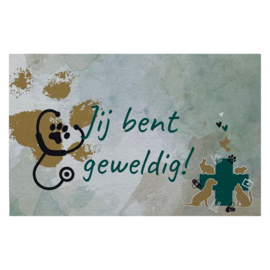 Cadeaukaartje: Dierzorg | Jij bent geweldig