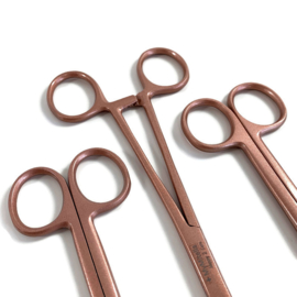 Kocherklem - verpleegkundige schaar & verbandschaar - Metallic Koper-Rosé