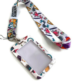 Keycord & pas houder verticaal - Onderwijs