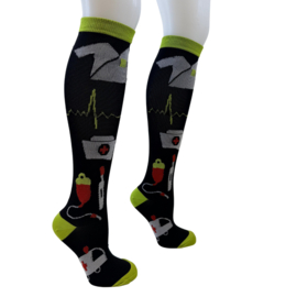 Kniekousen Nurse support - Zwart