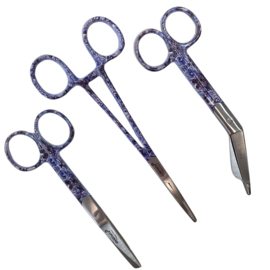Set Hollands Blauw (Kocher - verpleegkundigeschaar & verbandschaar)