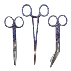 Set Hollands Blauw (Kocher - verpleegkundigeschaar & verbandschaar)