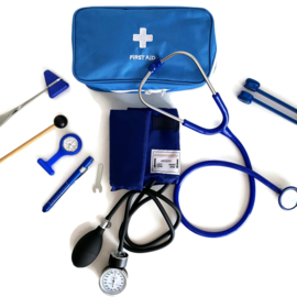 Instrumenten set  medisch student - BLAUW - aanbieding