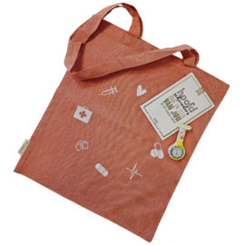 Zorgtopper cadeauset - Van jou is er maar één Peach